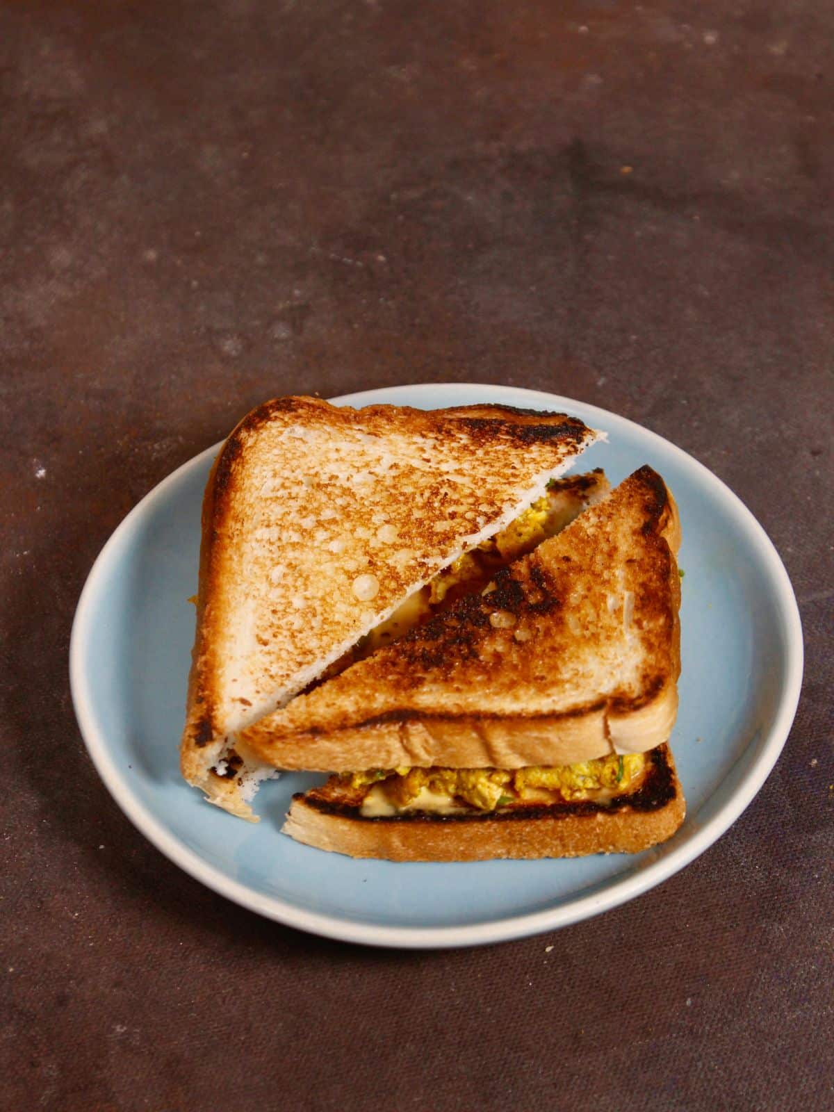 yummy egg bhurji sandwich