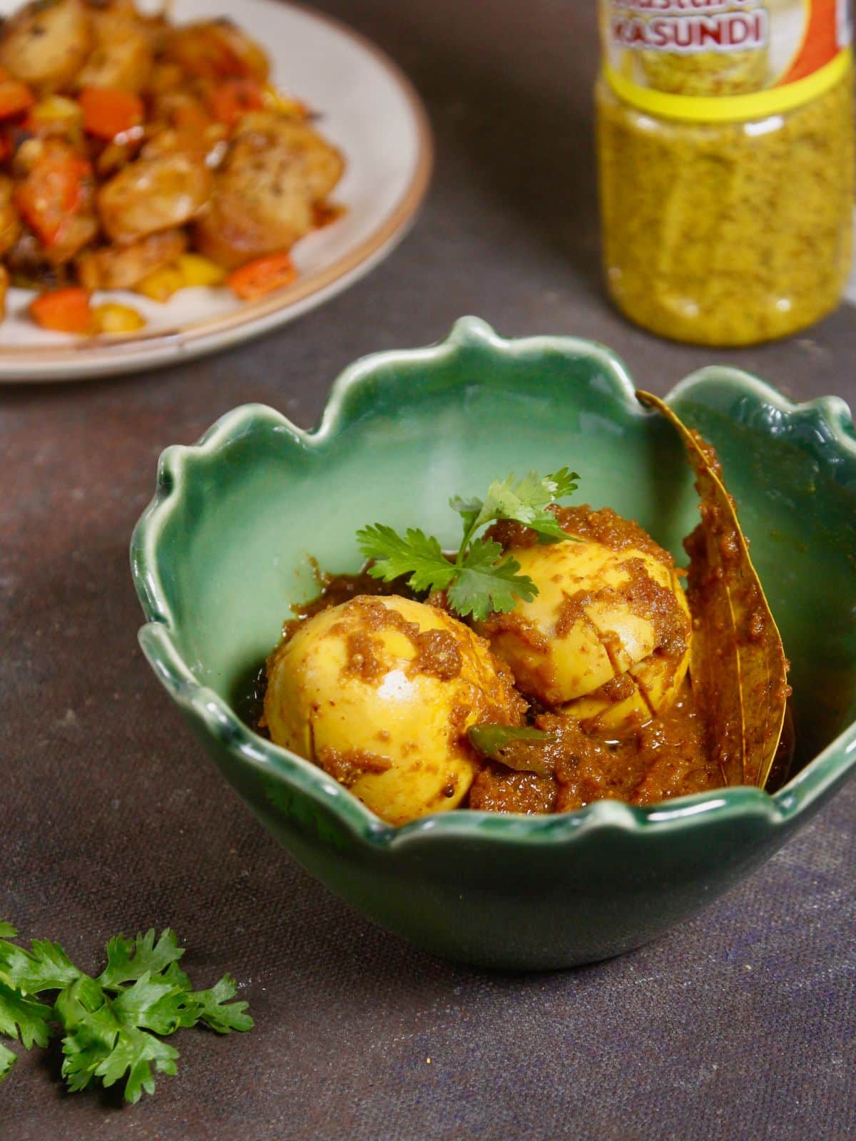 delicious egg curry with kasundi