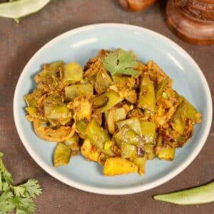 Featured Img of Spicy Broad Beans Yam Fry