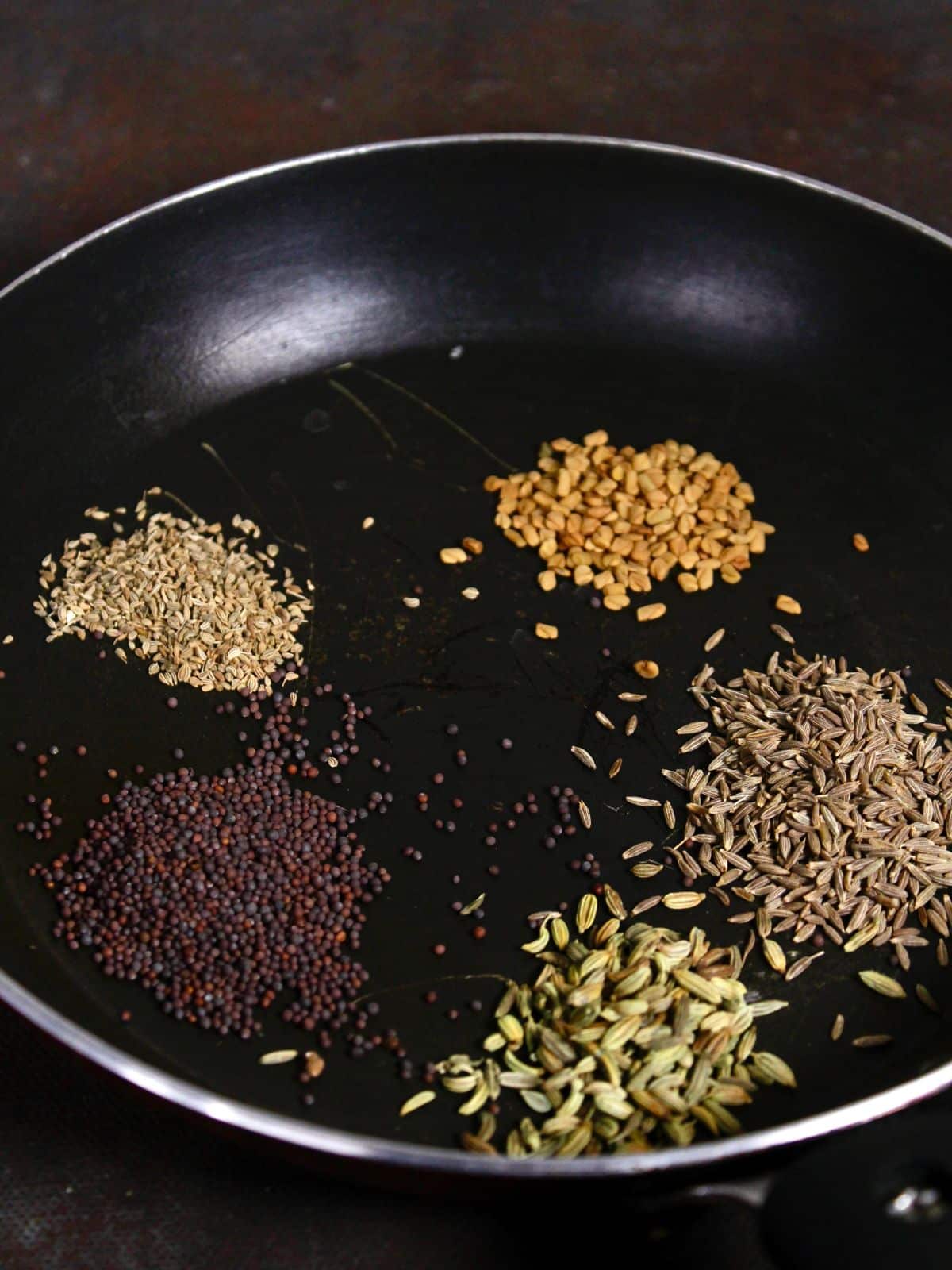 add seeds on a pan and roast them and then blend them 