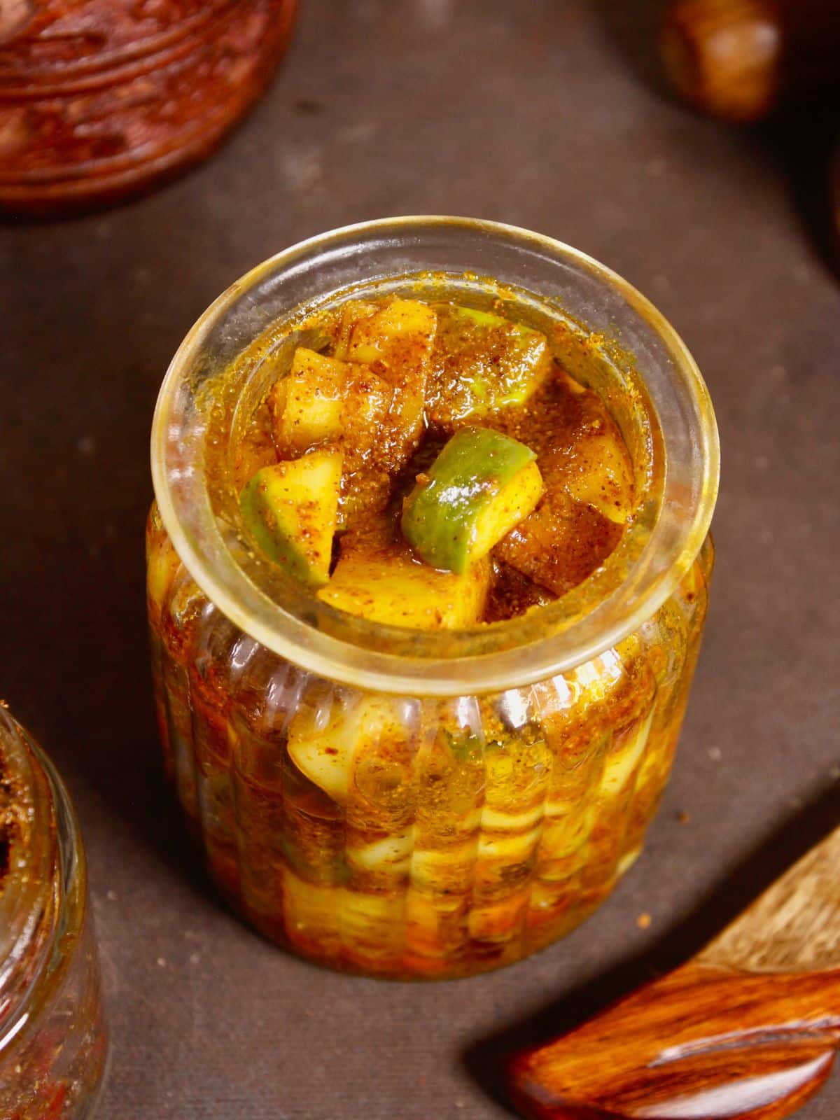 yummy instant raw mango pickle