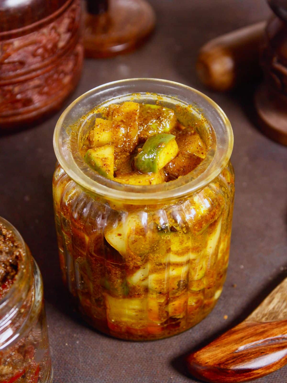 super delicious instant raw mango pickle