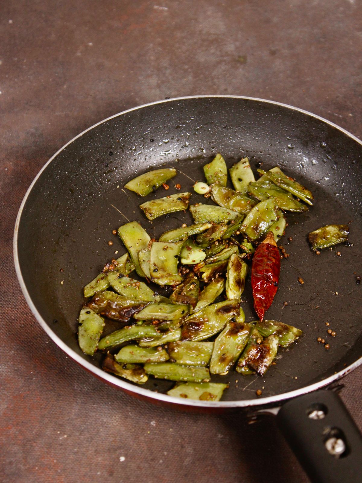 cook well and ready to enjoy salt and pepper broad beans