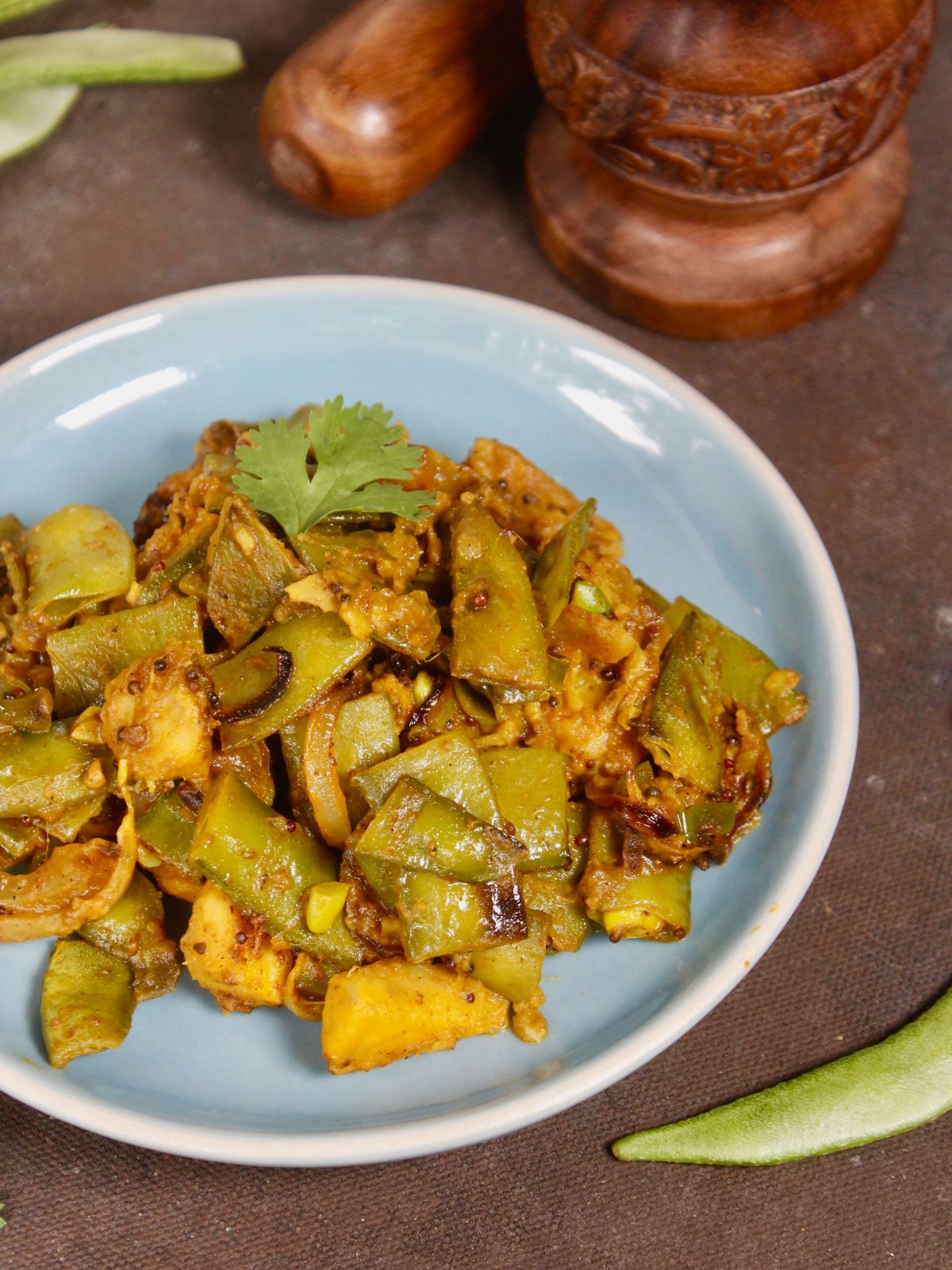 hot & Spicy Broad Beans Yam Fry
