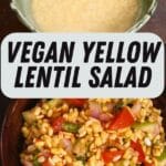 Vegan Yellow Lentil Salad PIN (1)