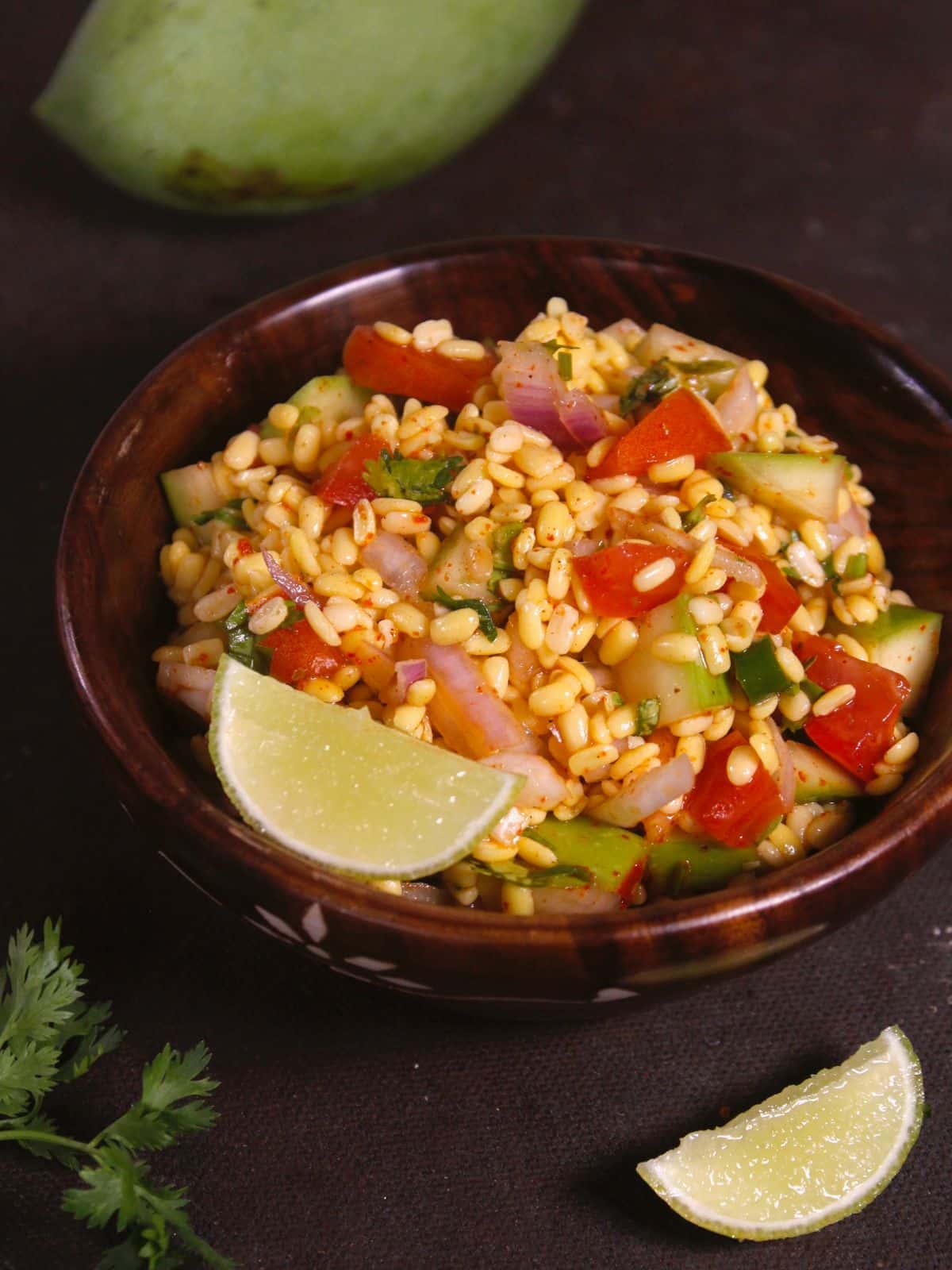 yummy vegan yellow lentil salad