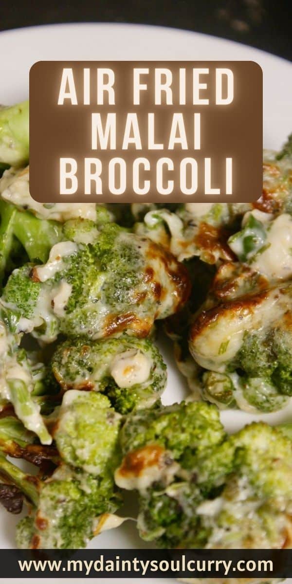 Air Fried Malai Broccoli My Dainty Soul Curry