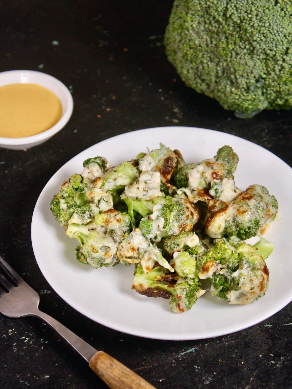 super delicious Air Fried malai broccoli