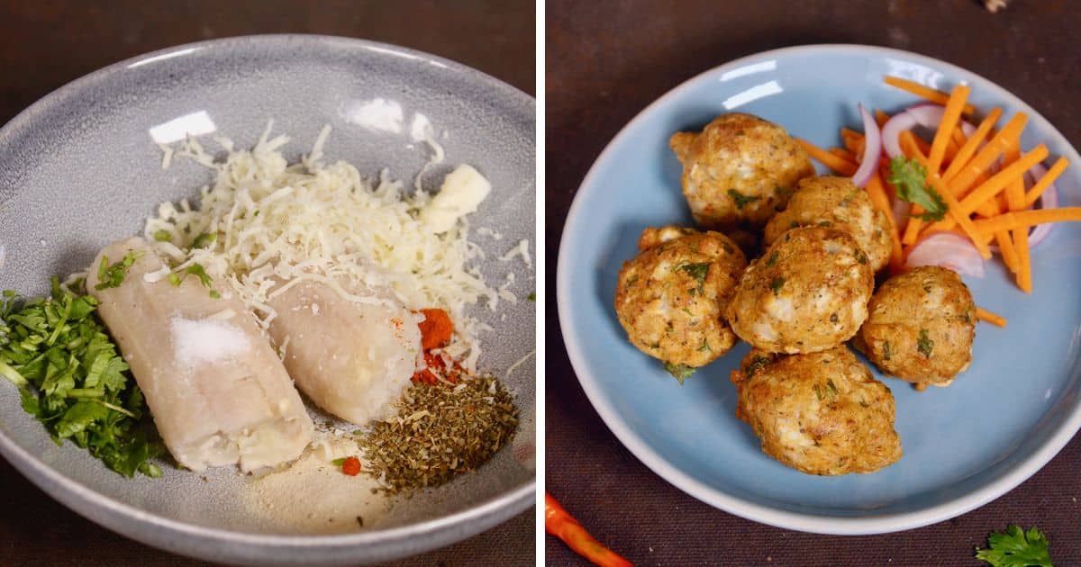 Air Fried Raw Banana Fritters My Dainty Soul Curry