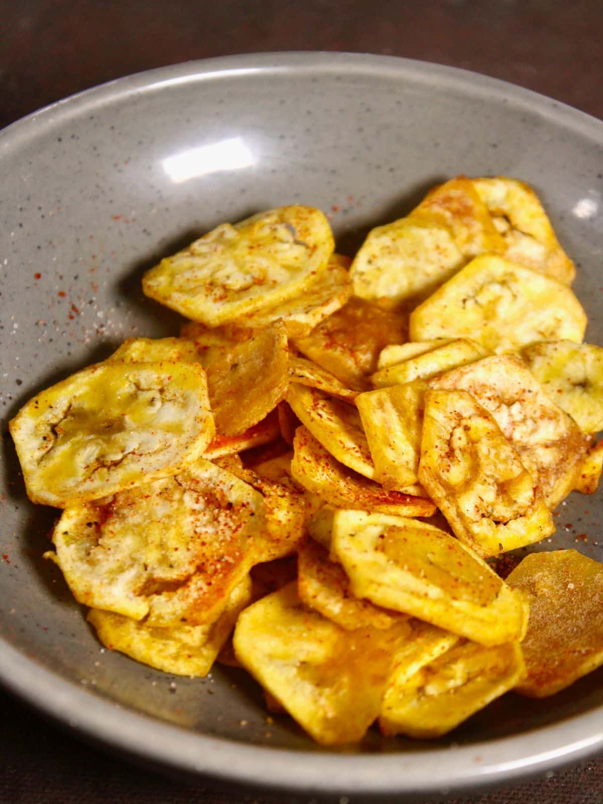 super crunchy red hot banana chips