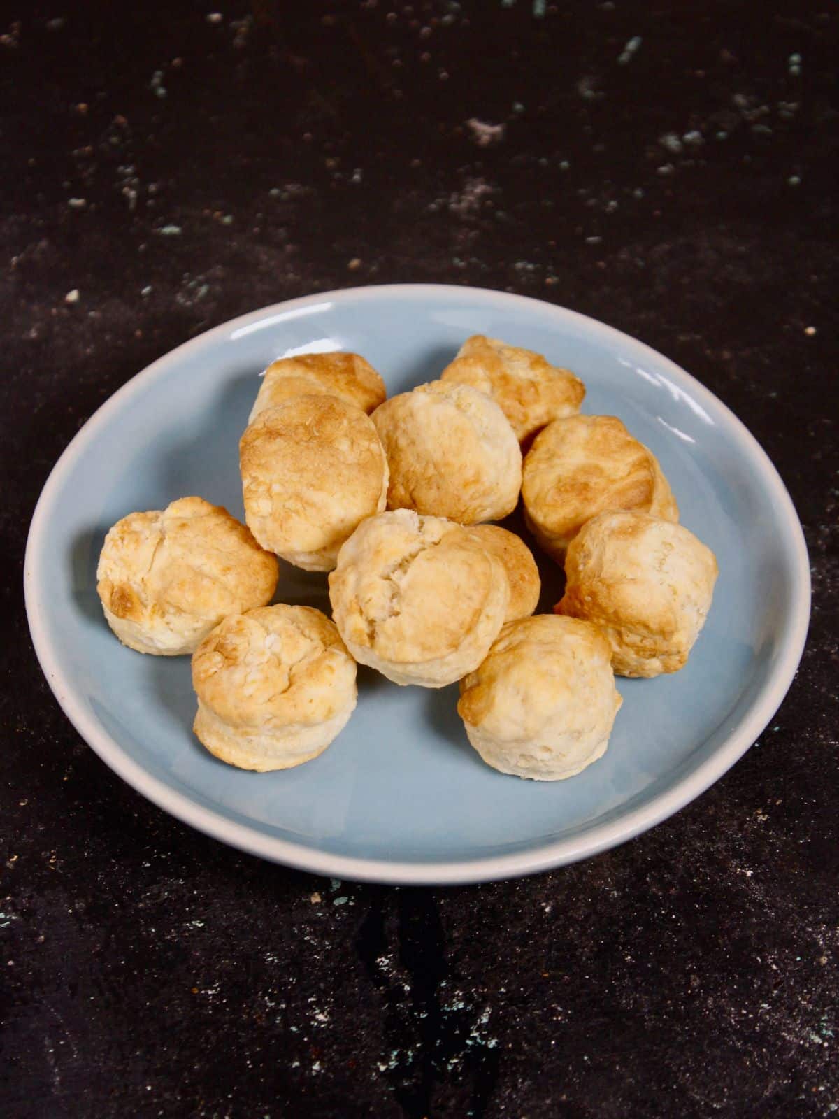 enjoy air fried buttermilk biscuits with tea and coffee