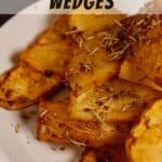 Air Fried Rosemary Flavored Potato Wedges PIN (3)