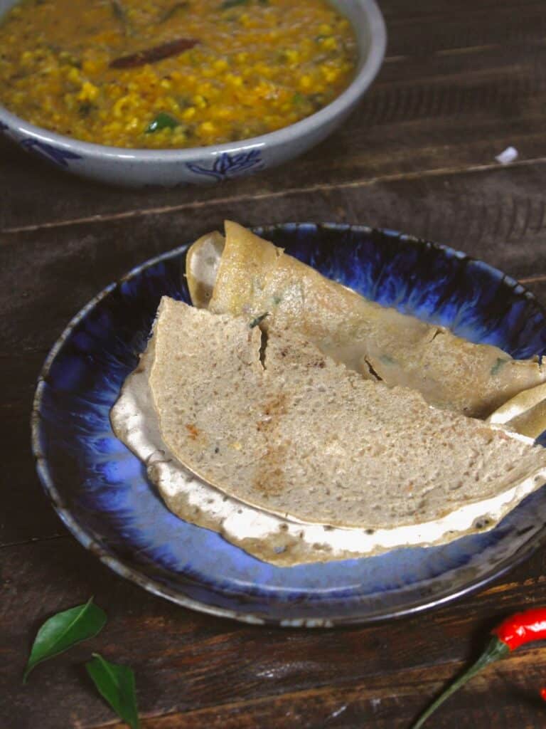 Foxtail Millet Dosa My Dainty Soul Curry