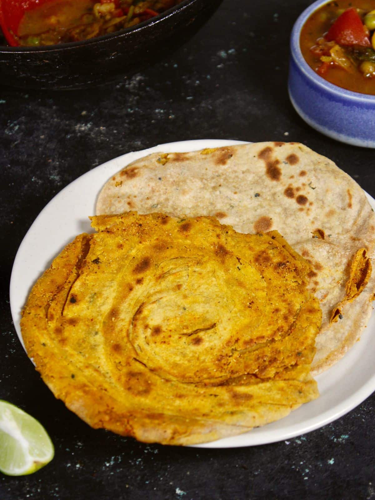 super delicious whole wheat masala kulcha