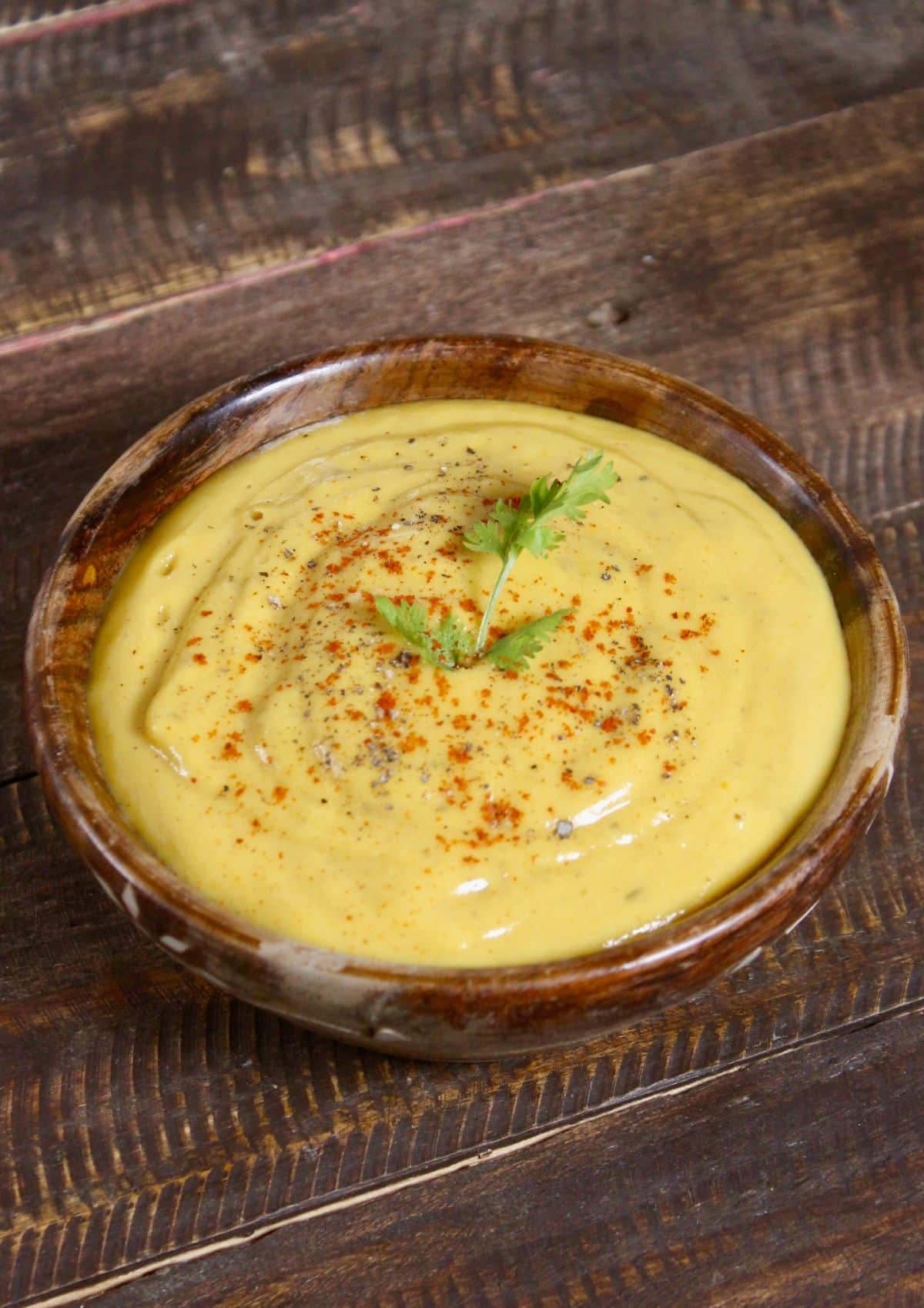 yummy Egyptian Yellow Lentil Soup ready to enjoy 