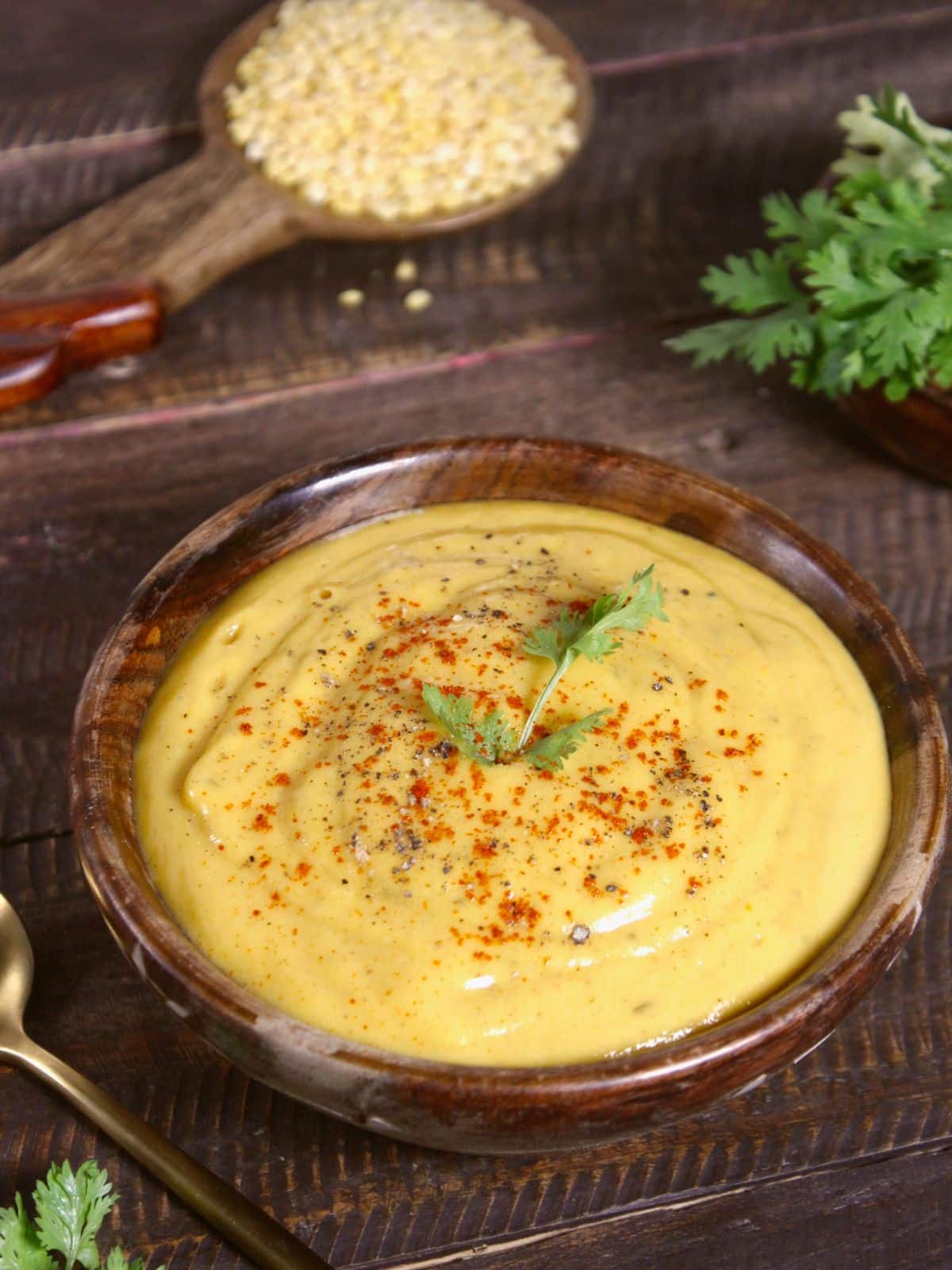 Hot Egyptian Yellow Lentil Soup