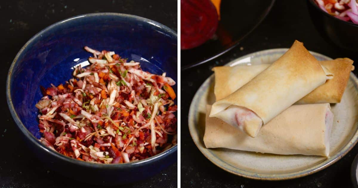 Air Fried Vegetable Rolls My Dainty Soul Curry