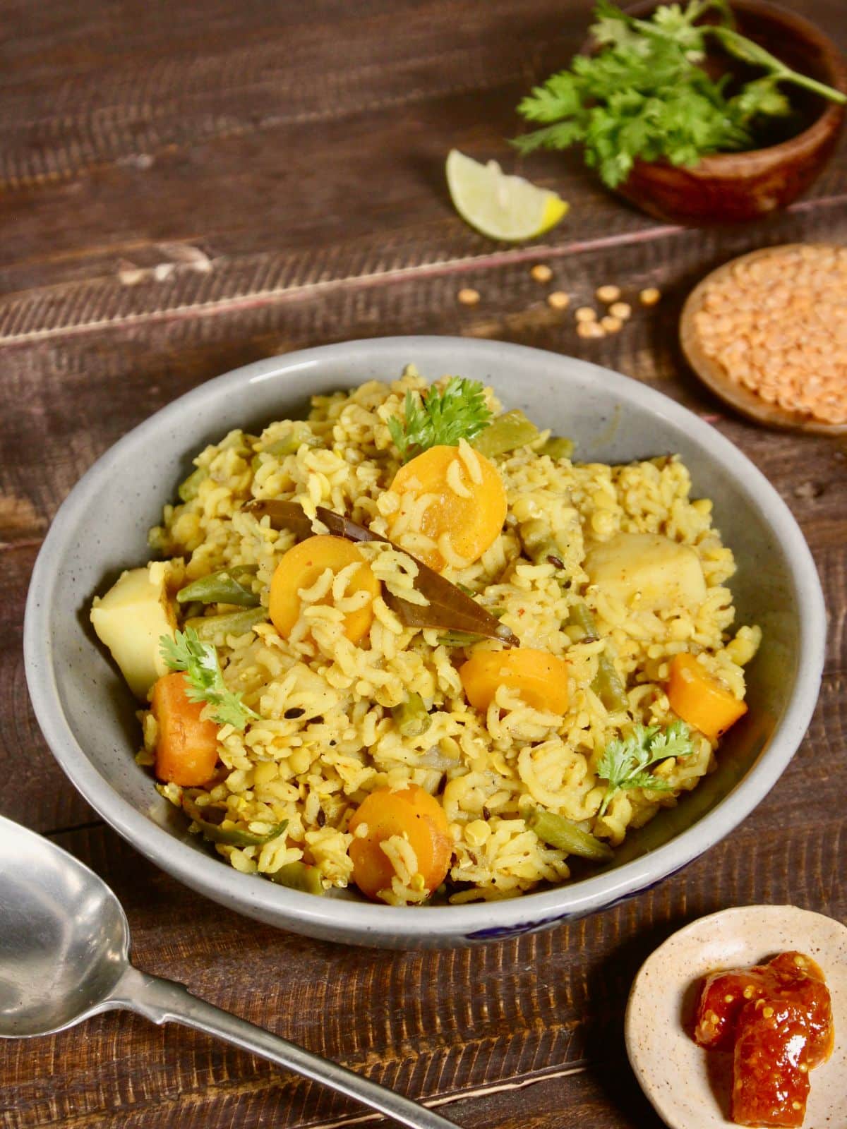 hot Homestyle Masala Khichdi