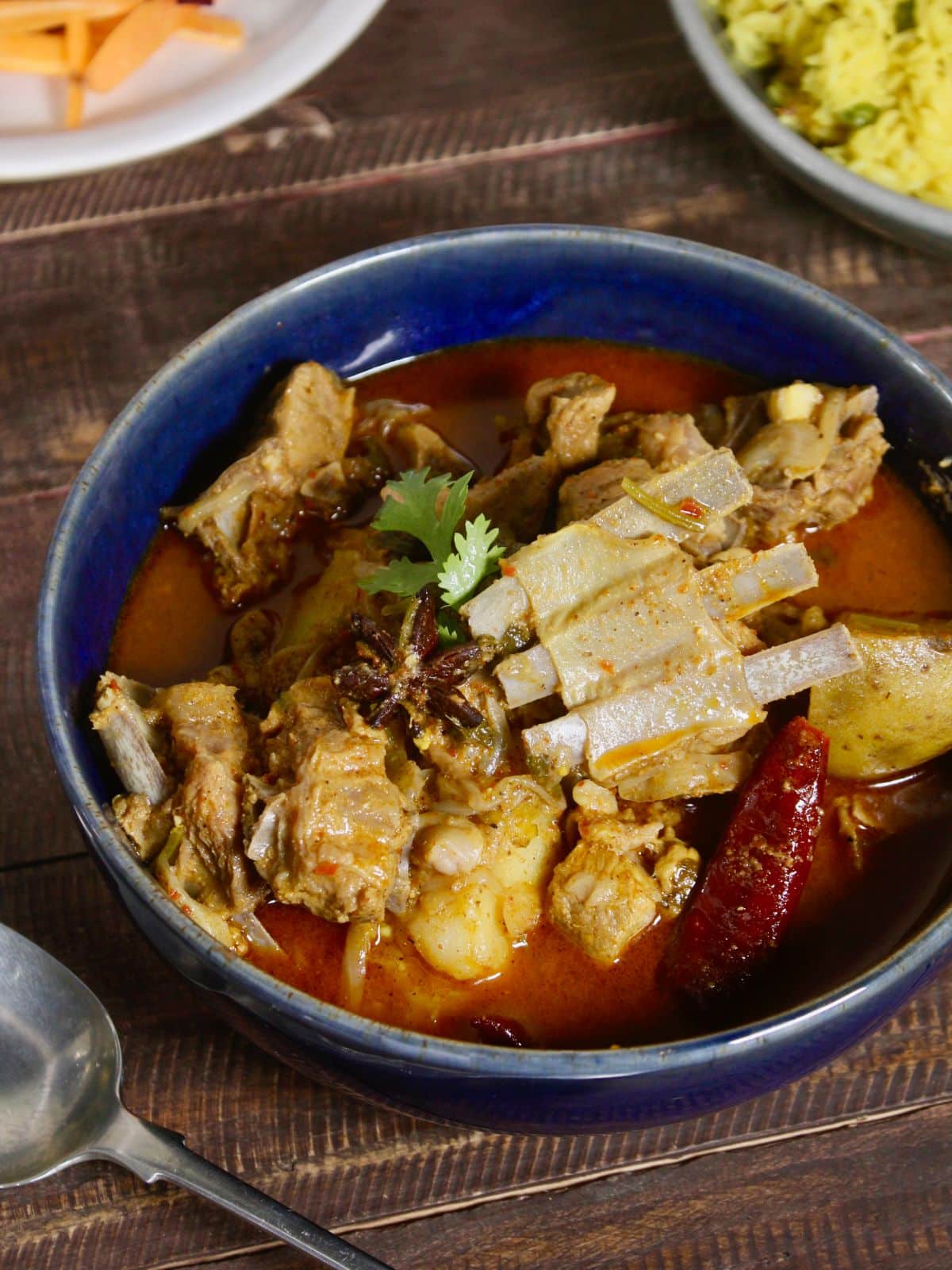 serve hot with rice or rotis 