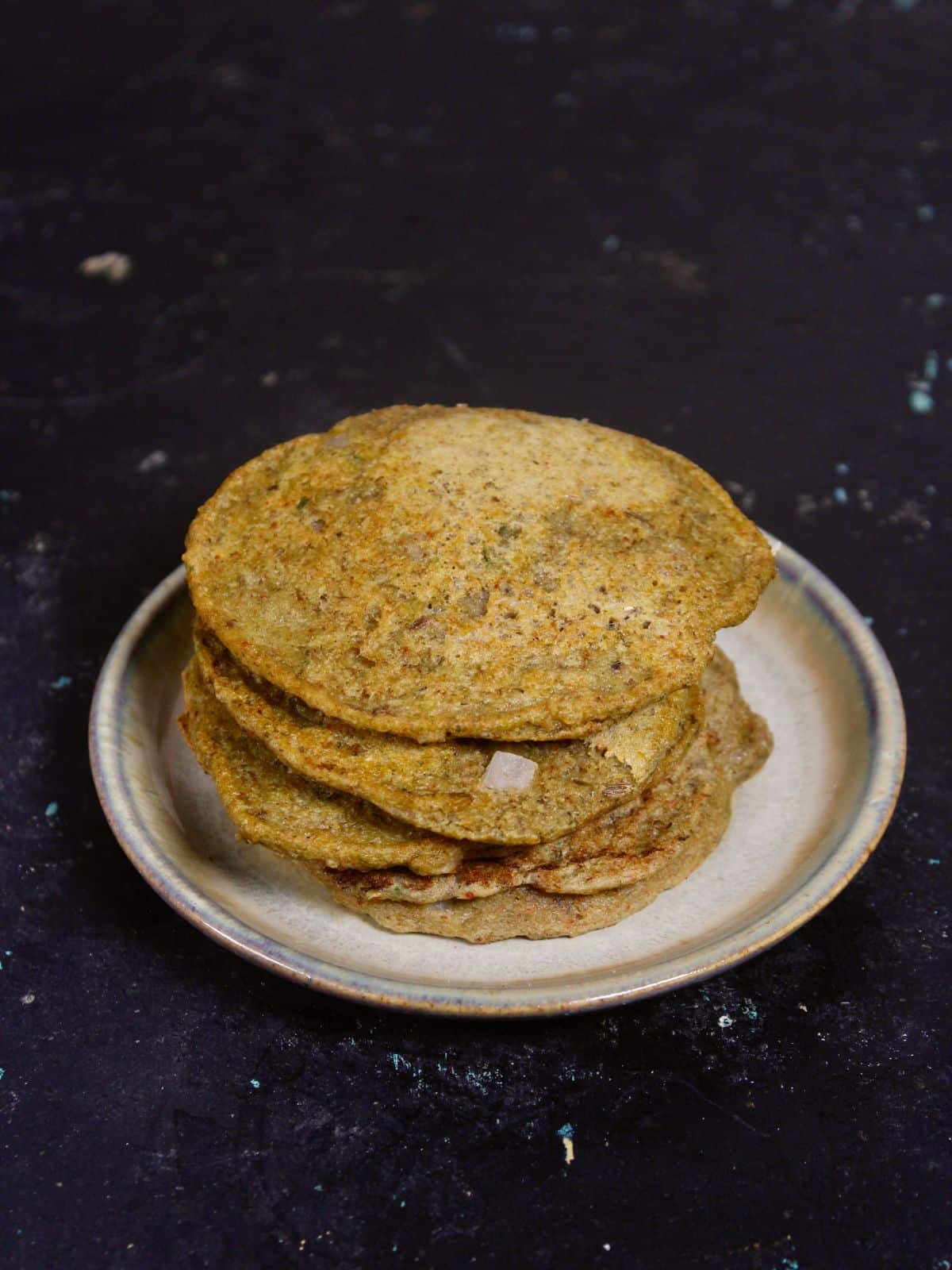 serve hot and spicy Adai with chutney 