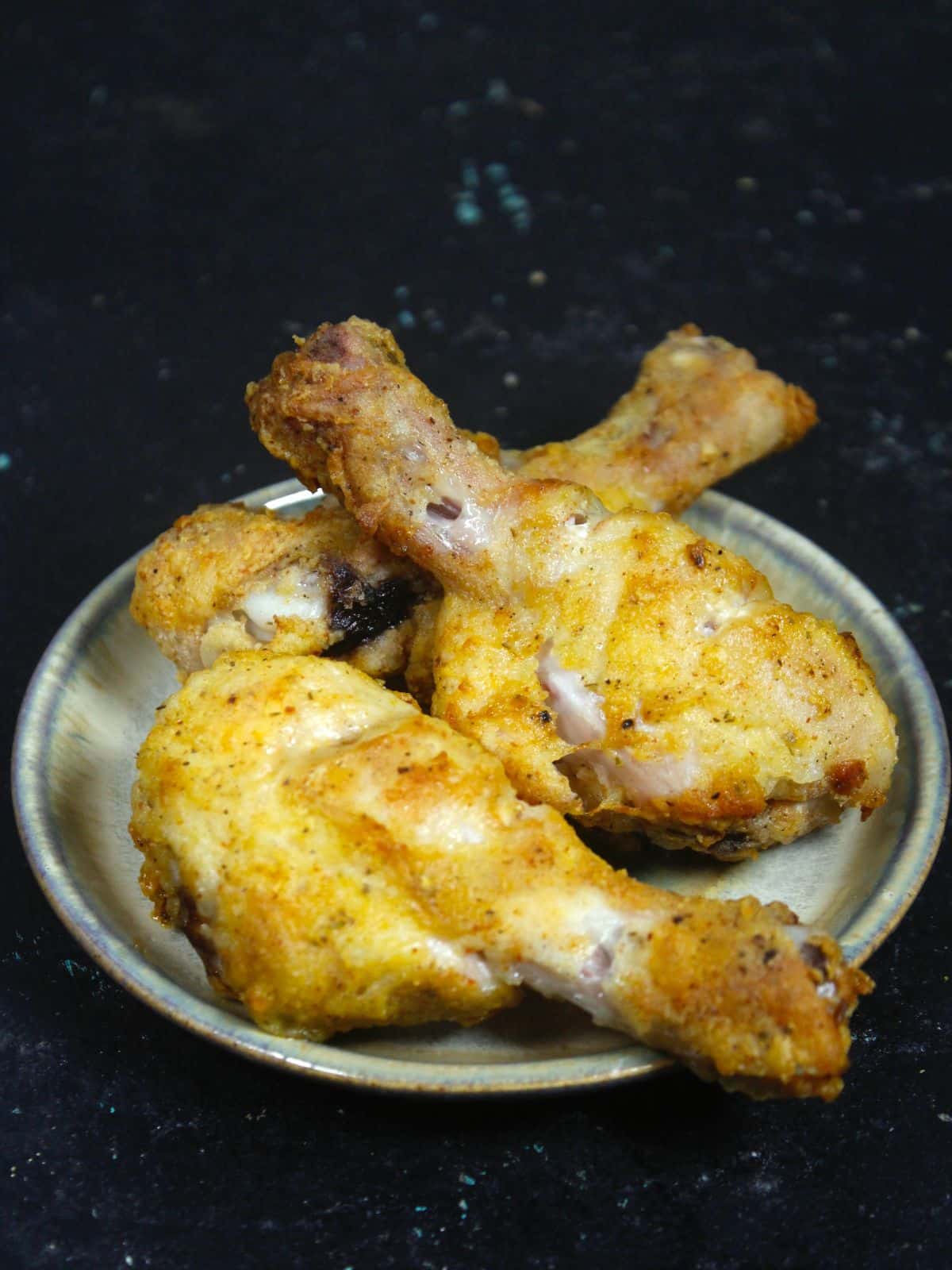 super delicious air fried crispy chicken drumstick