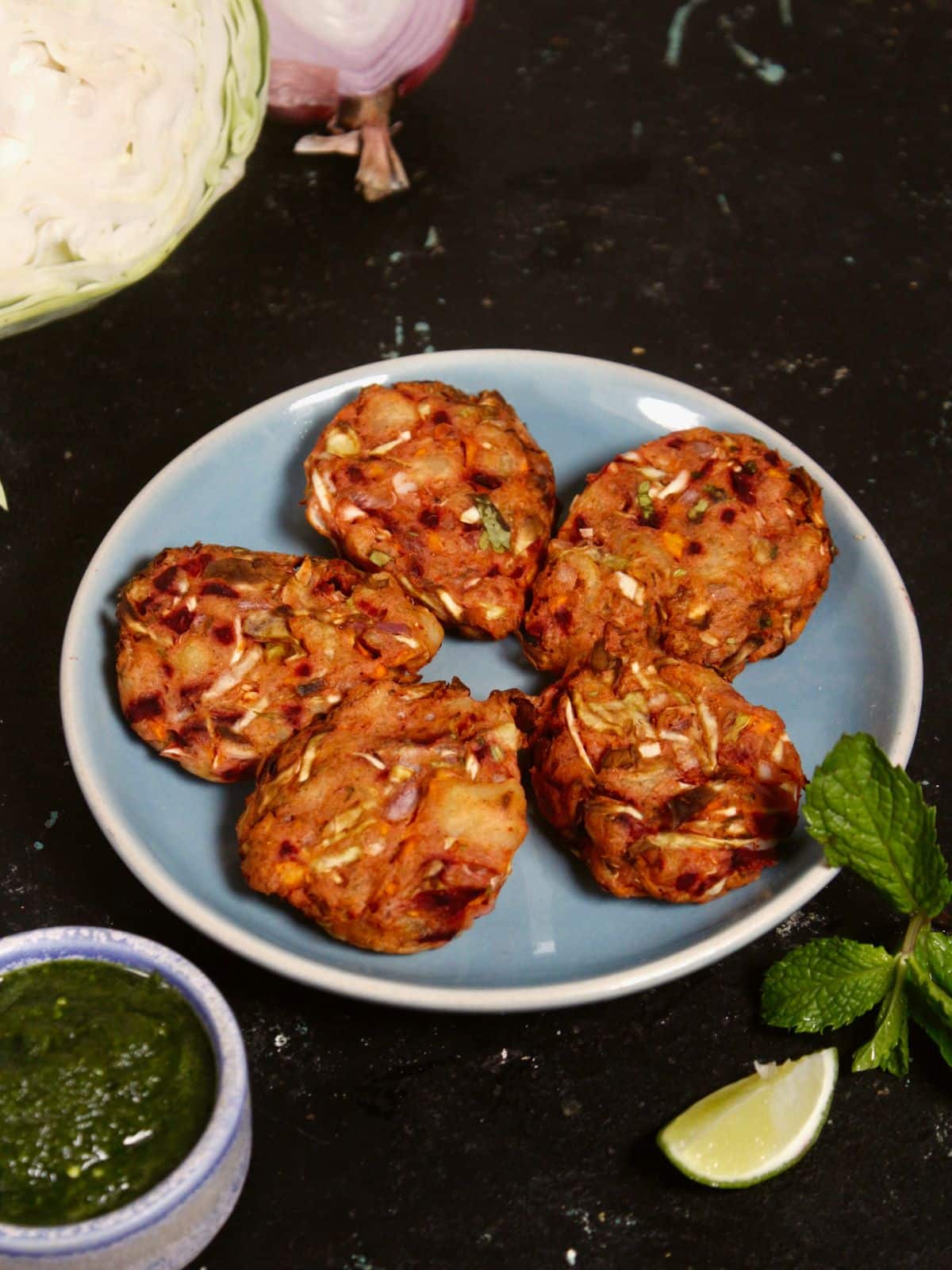 super delicious air fried vegetable cutlets