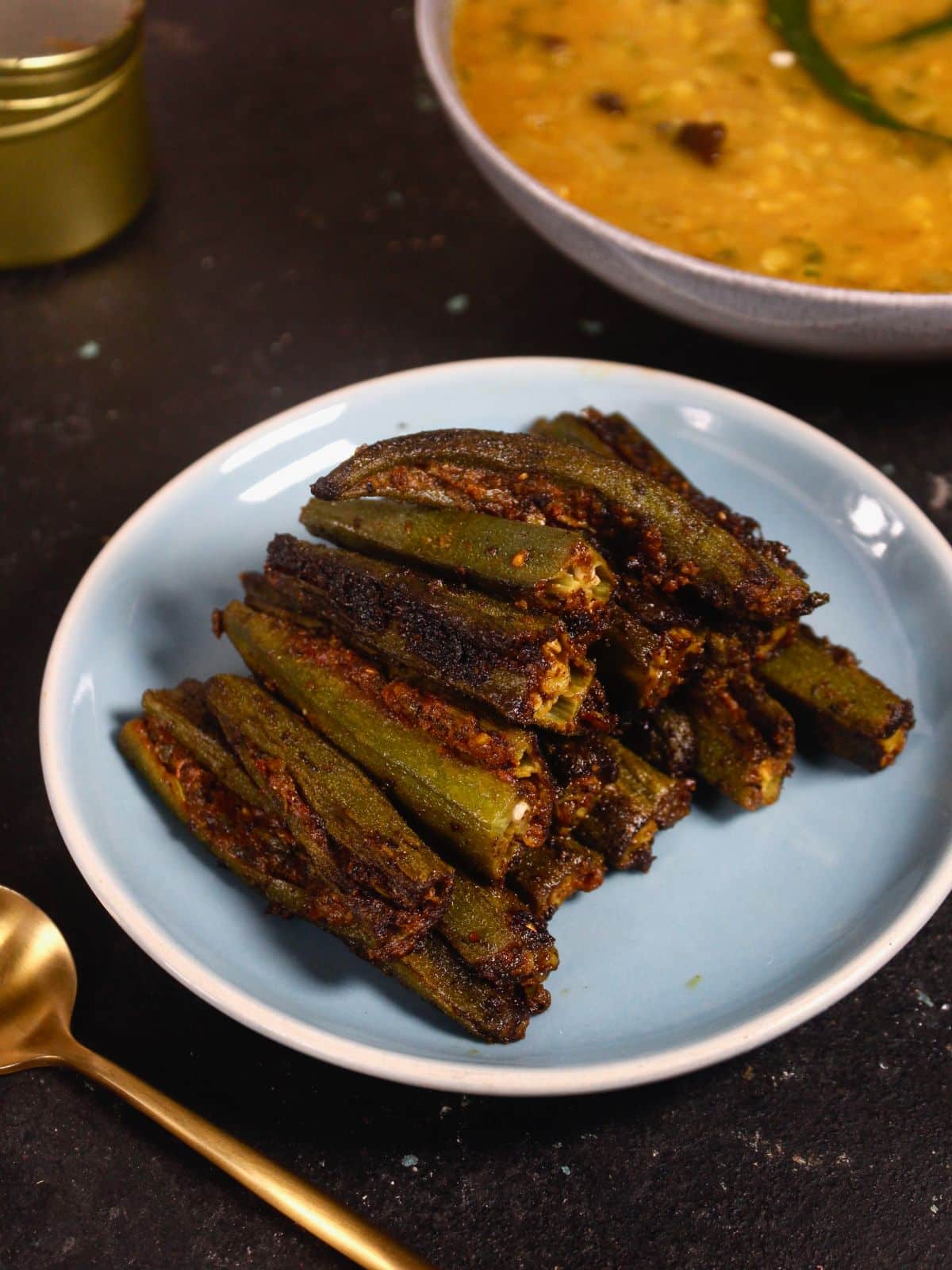 super delicious bharwa bhindi tawa fry