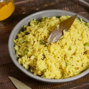 Featured Img of Ghee Turmeric Rice