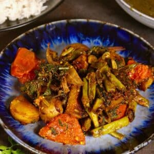 Featured Img of Kasundi Spinach with Beans