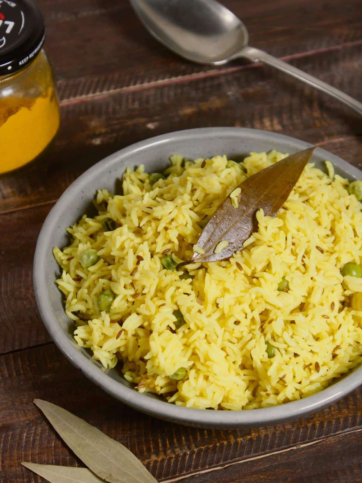 super delicious ghee turmeric rice