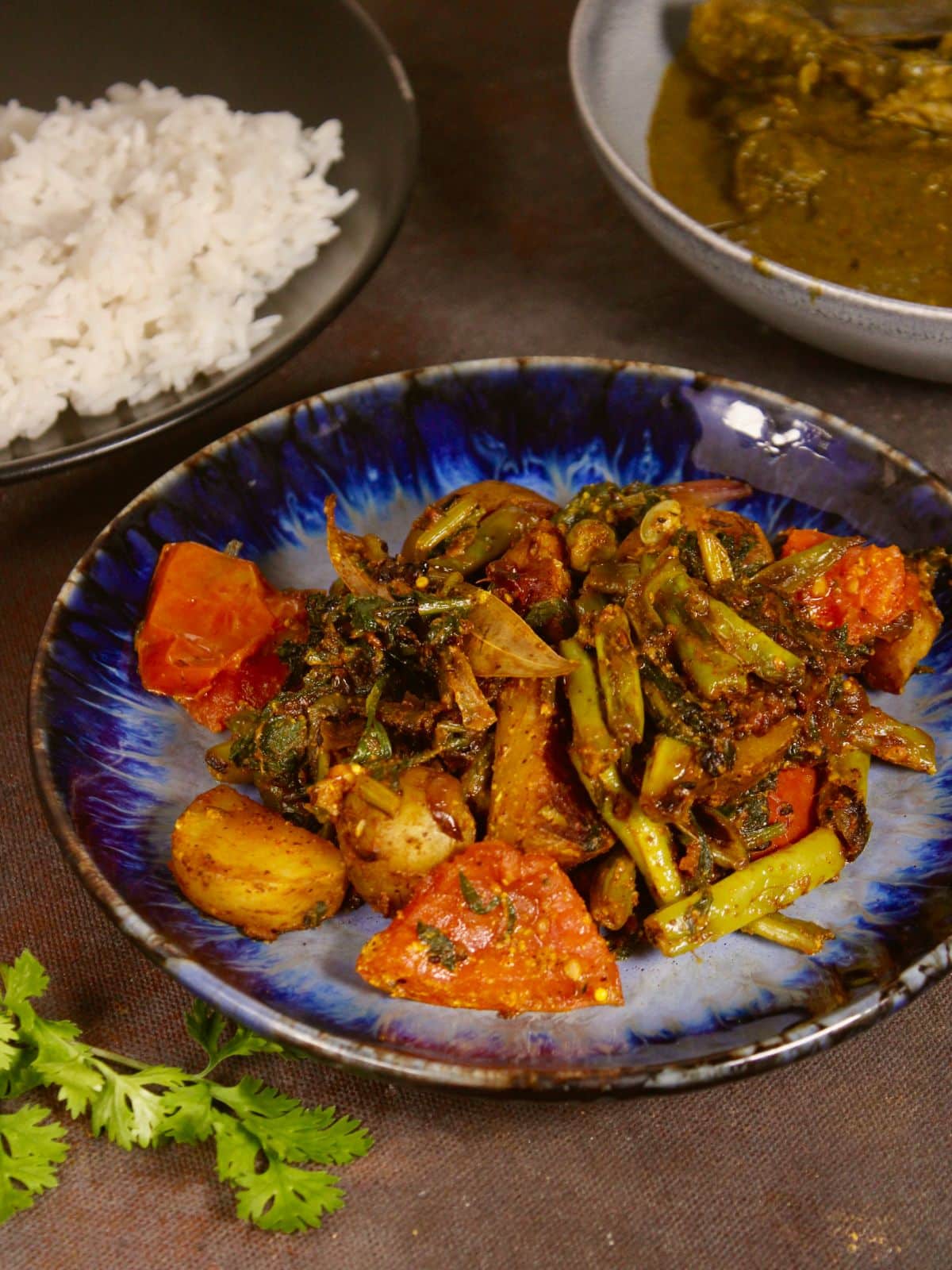 super delicious image of kasundi spinach