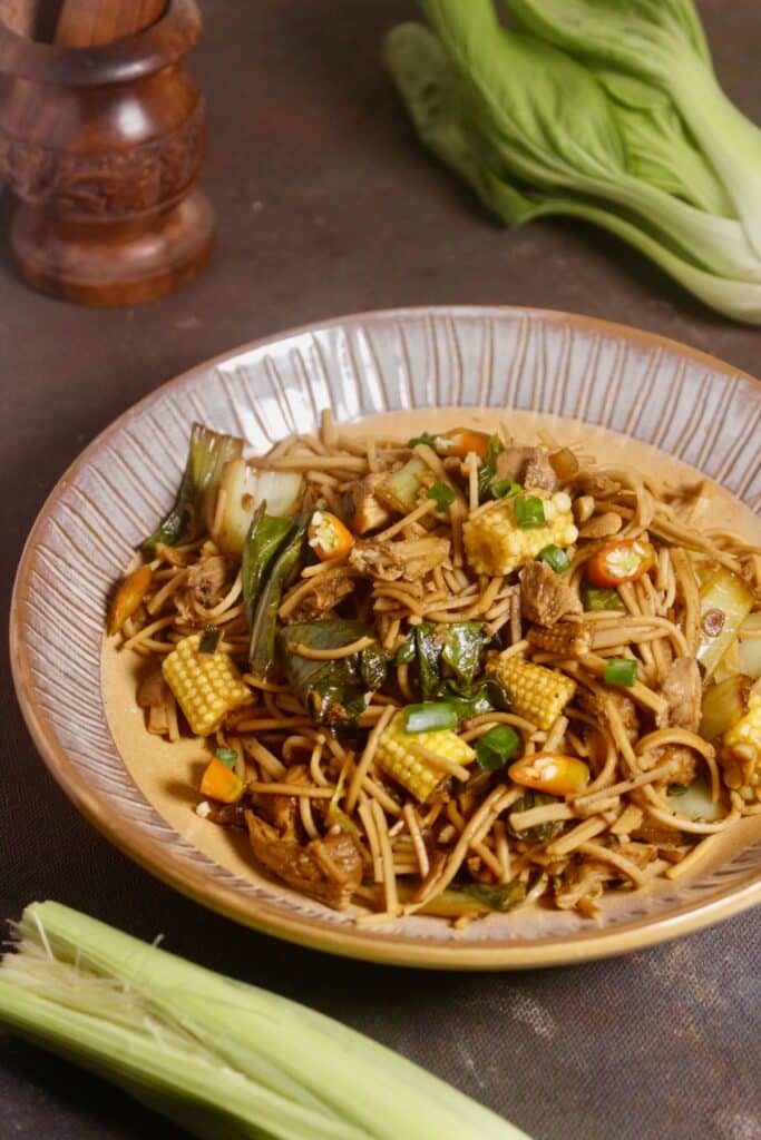 super delicious Asian style whole wheat noodles