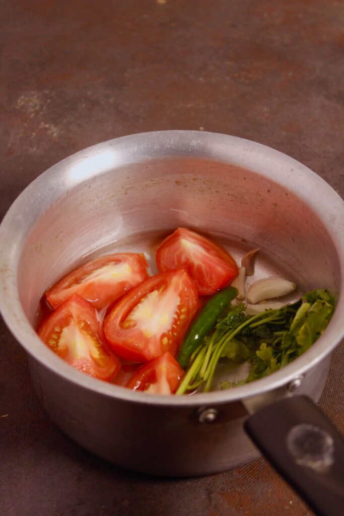 take all the vegetables in the pan and cook well 