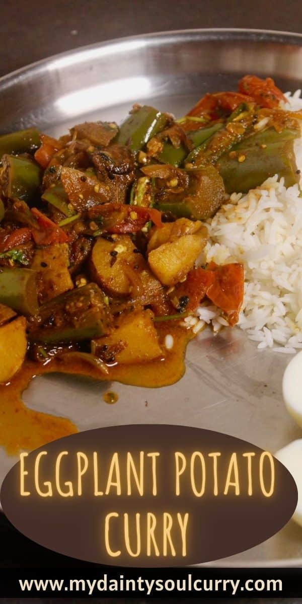 Eggplant Potato Curry - My Dainty Soul Curry