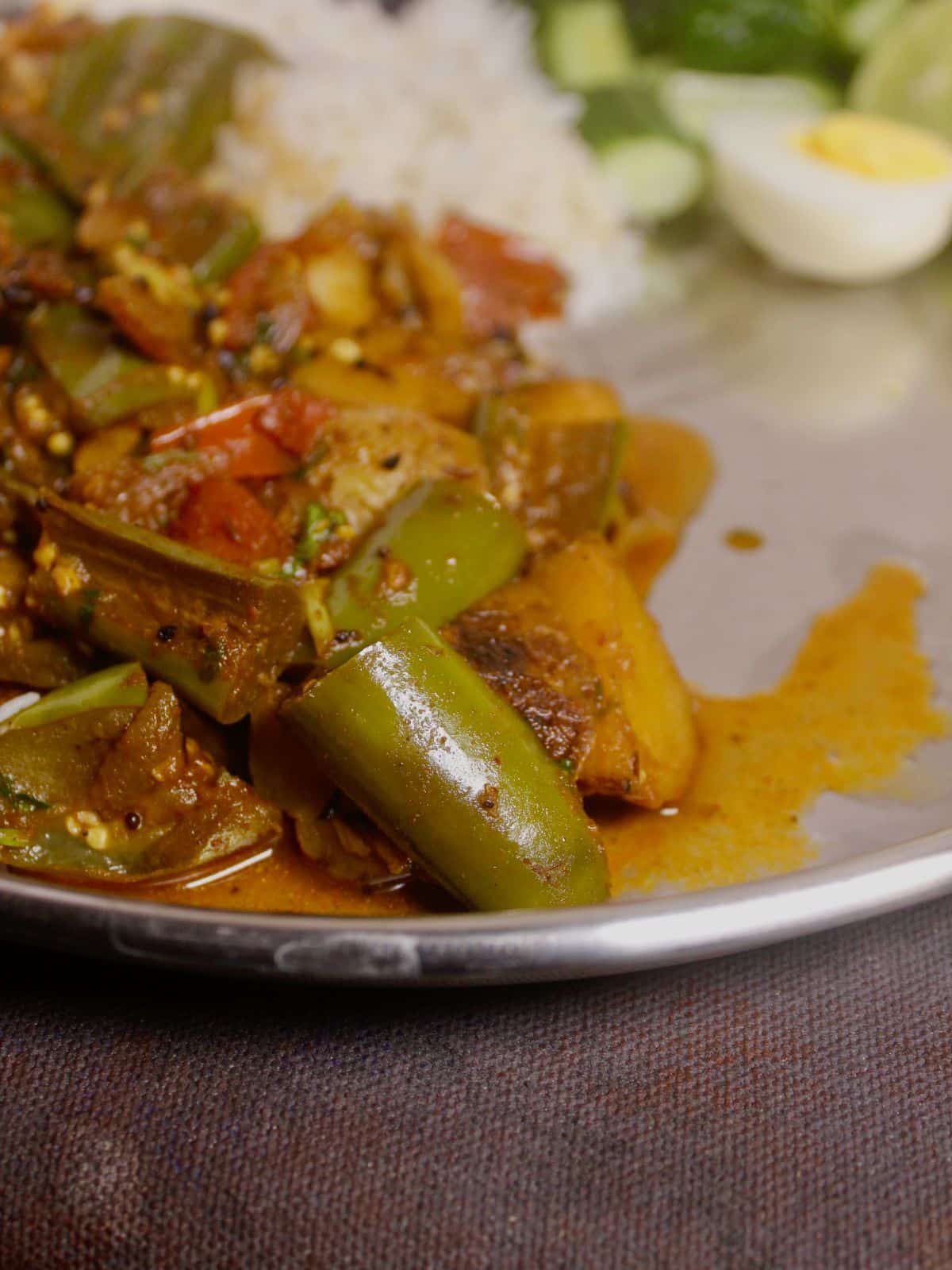 yummy eggplant potato curry