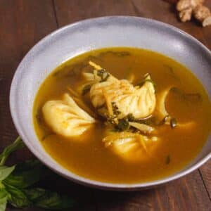 Featured Img of Gingery Momo Soup