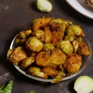 Featured Img of Indian Style Brussels Sprouts