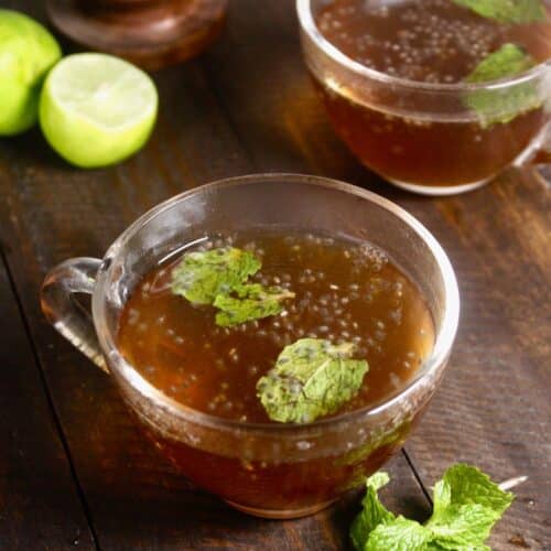 Featured Img of Mint Lemon Ginger Tea