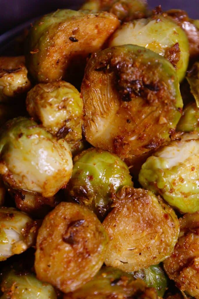 tasty Indian style Brussels sprouts