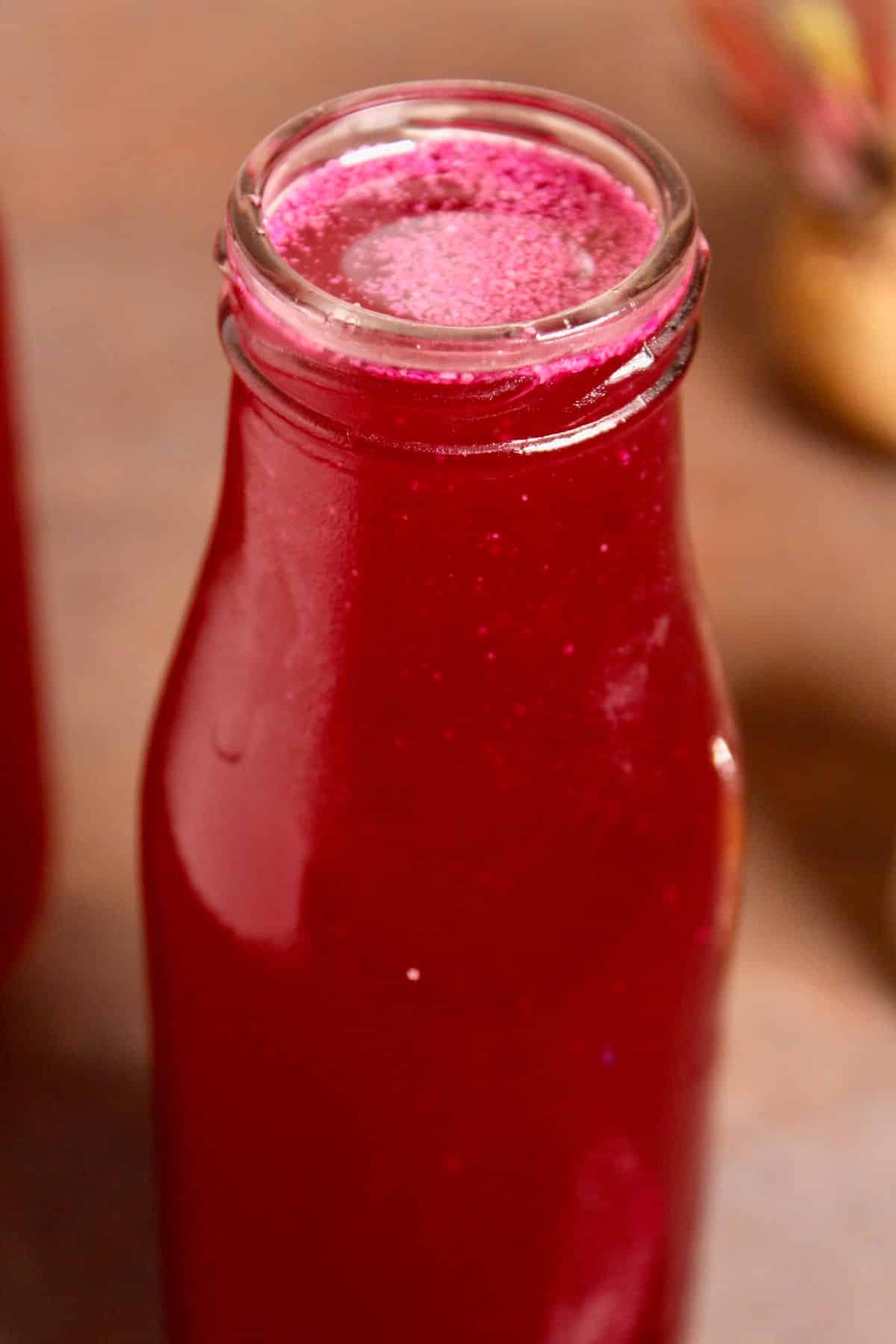 tasty carrot and beetroot probiotic drink