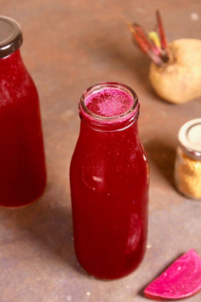 super delicious carrot and beetroot probiotic drink