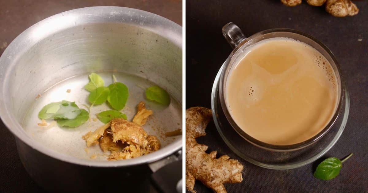 Basil Ginger Tea My Dainty Soul Curry