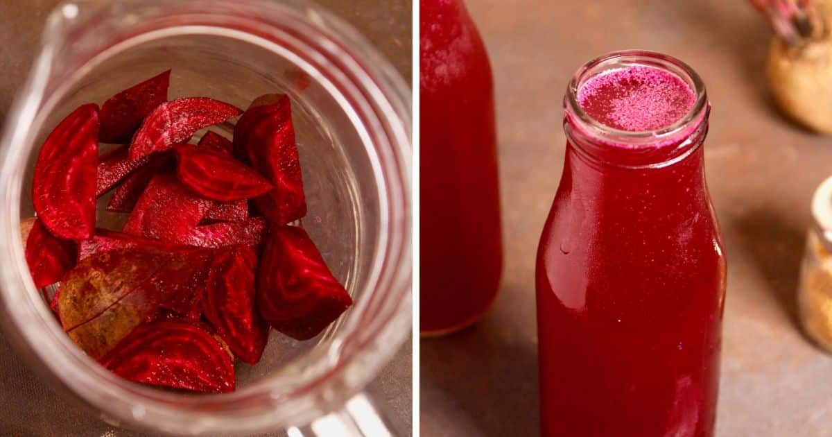 Carrot & Beetroot Probiotic Drink My Dainty Soul Curry