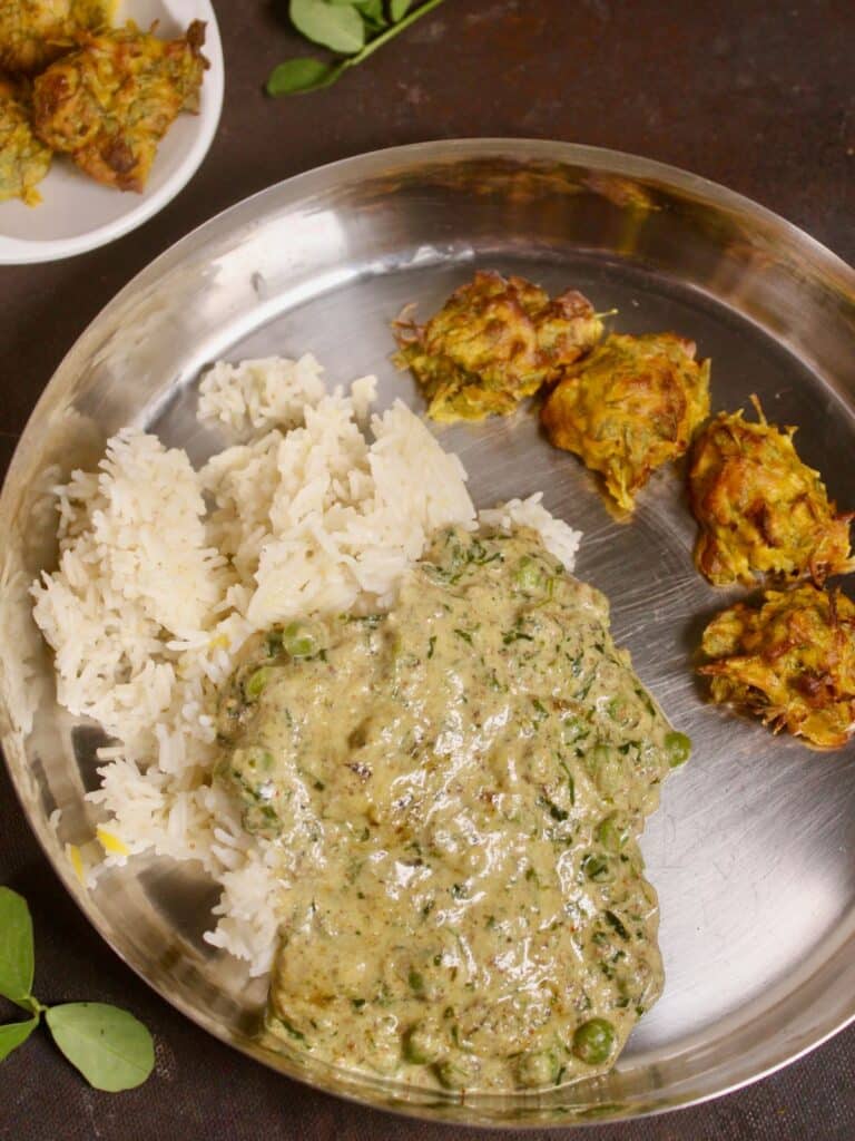 super delicious Methi Matar Malai