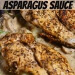 Stuffed Chicken Breast with Mushroom Asparagus Sauce PIN (1)