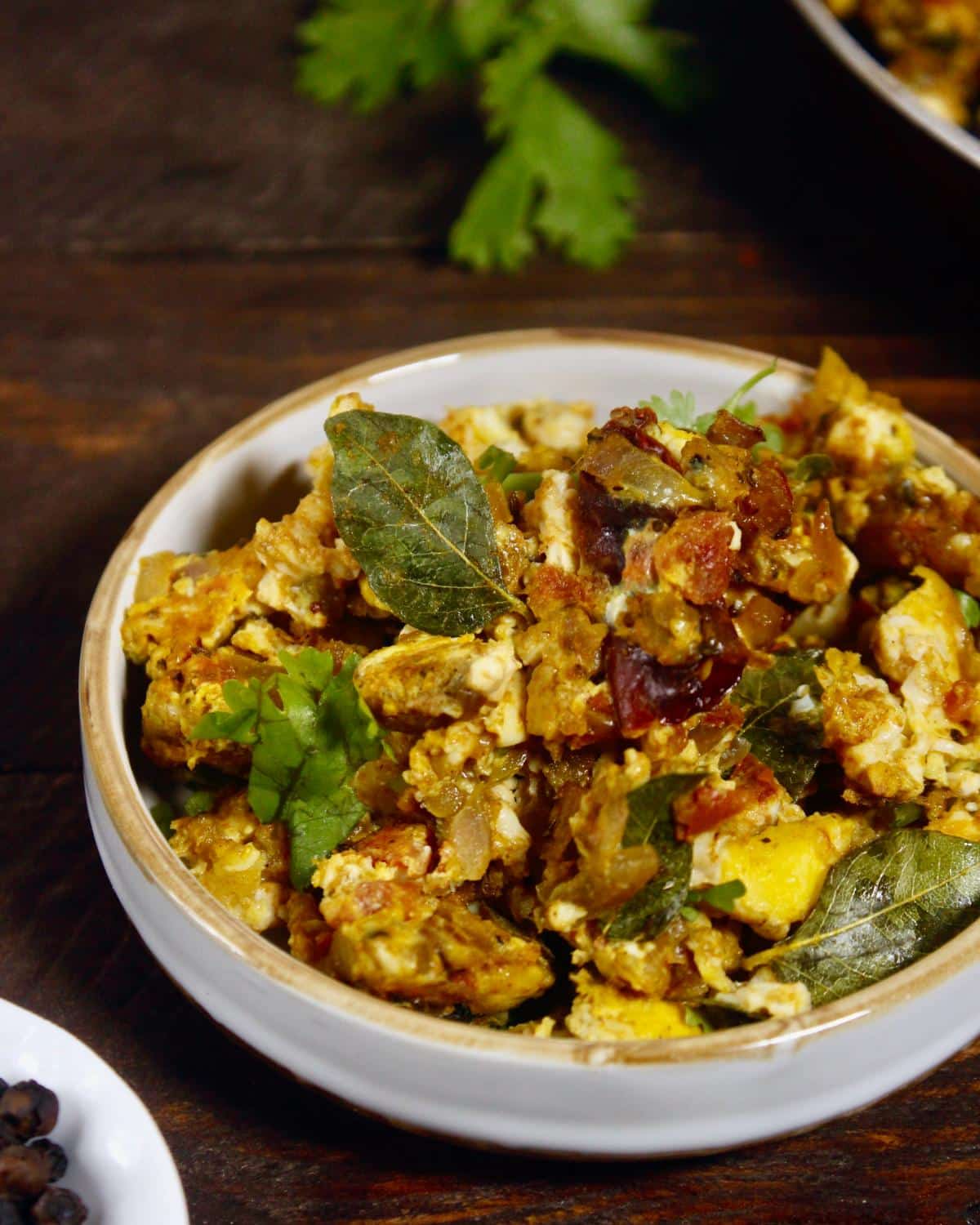 Egg Pepper Fry My Dainty Soul Curry