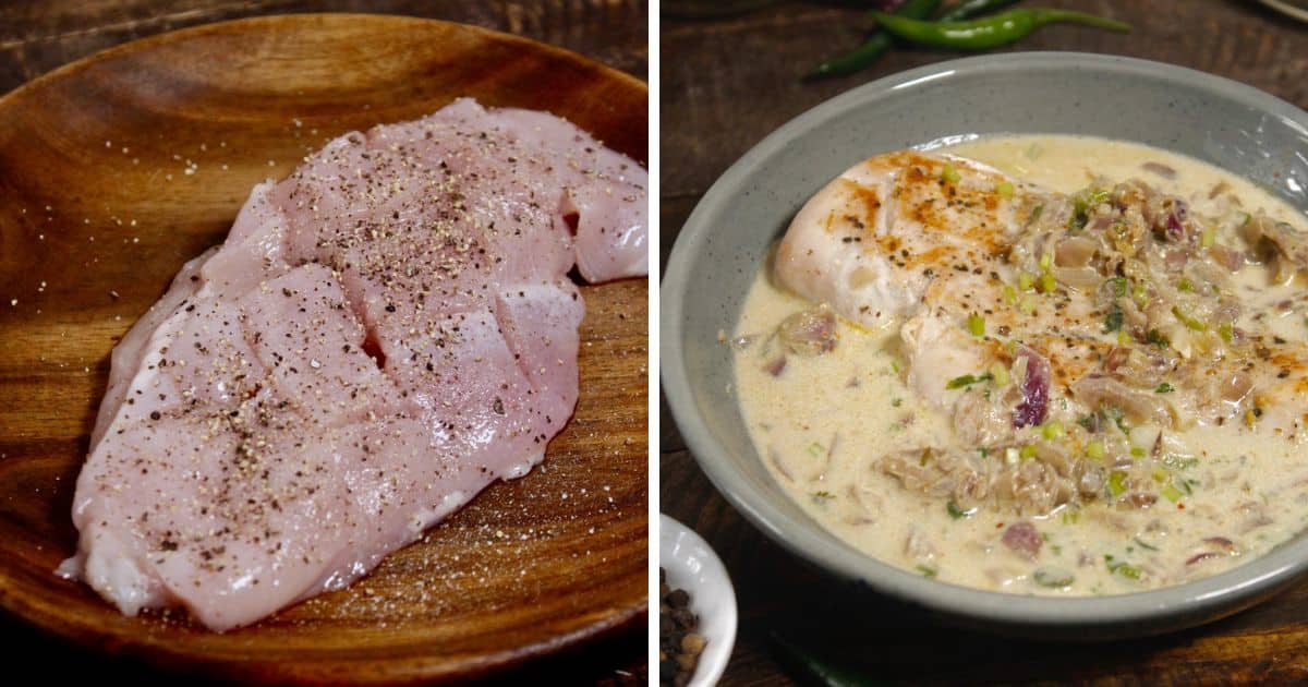 Chicken in Cream Sauce - My Dainty Soul Curry