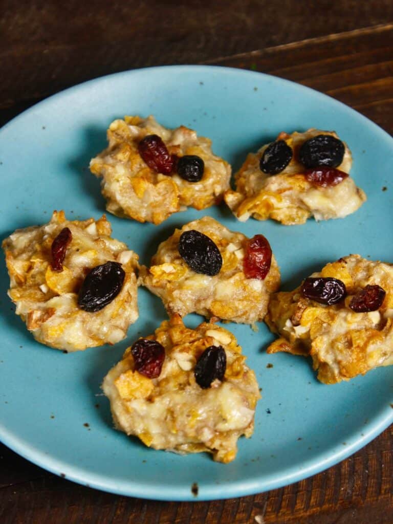 super delicious air fried breakfast cereal cookies