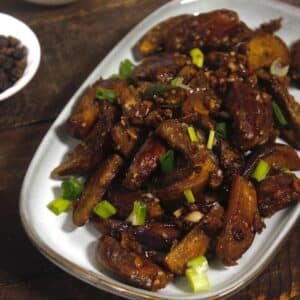 Featured Img of Stir Fried Eggplant in Garlic Sauce