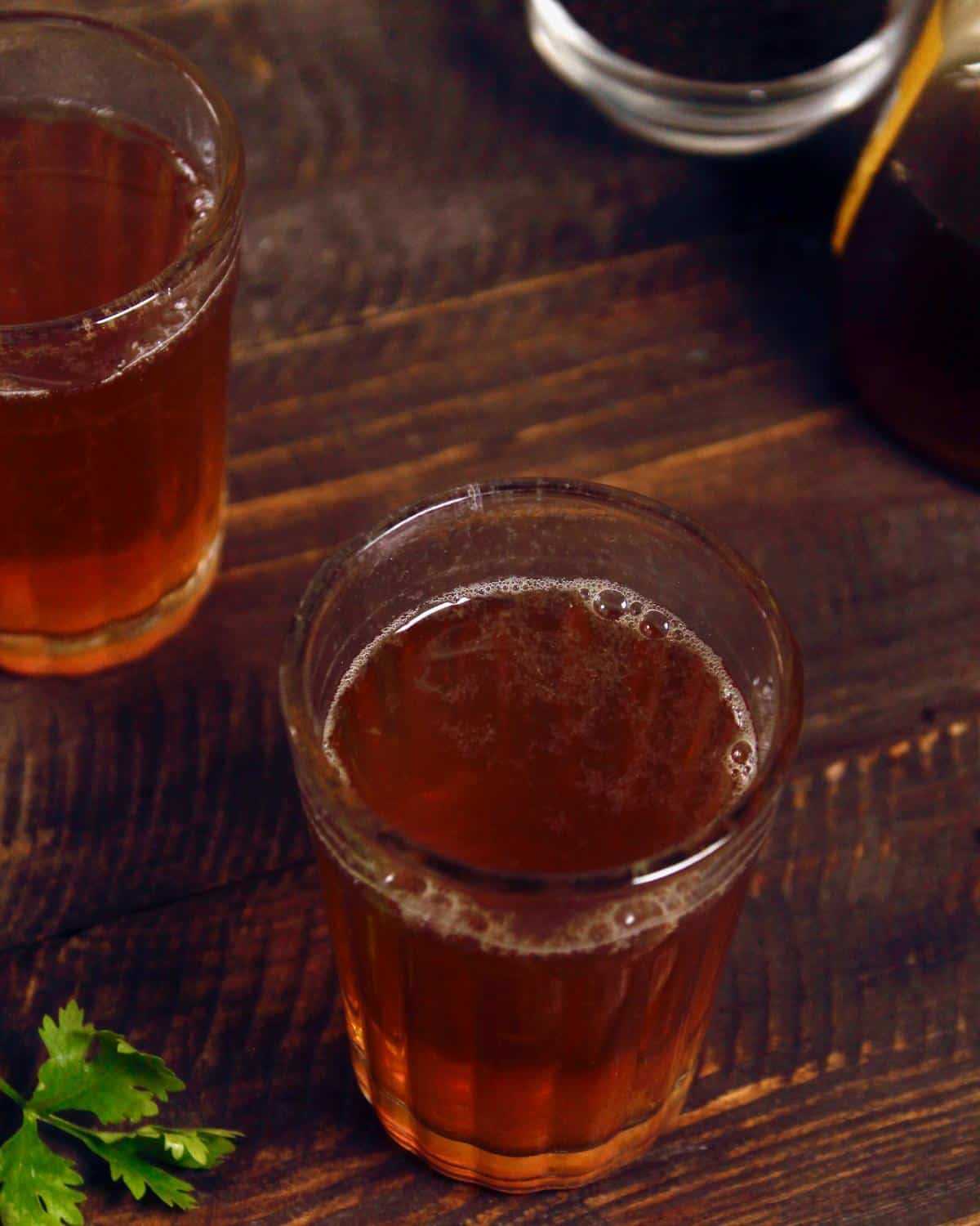 yummy lemon honey coriander tea